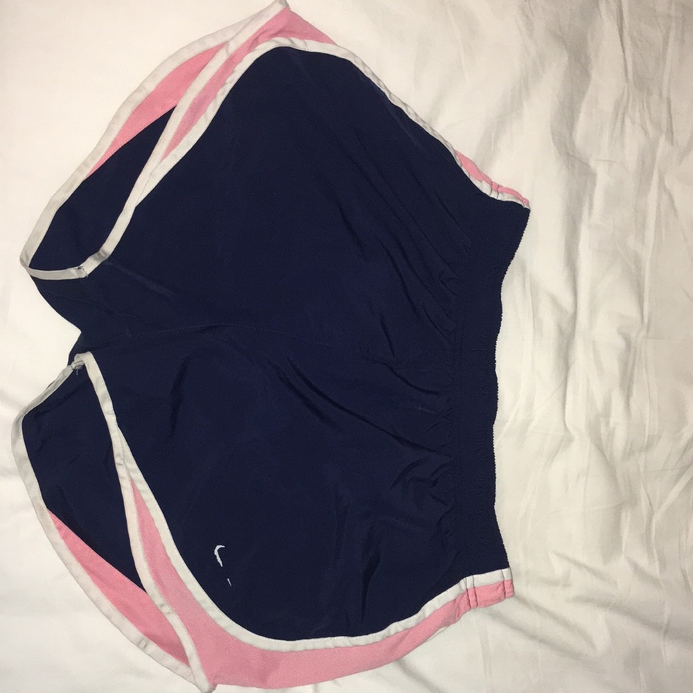 Blue and Pink Nike Shorts